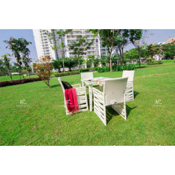 2017 Lovely Design Patio Garden 6 Seaters Dining Set Poly Rattan Wicker Furniture